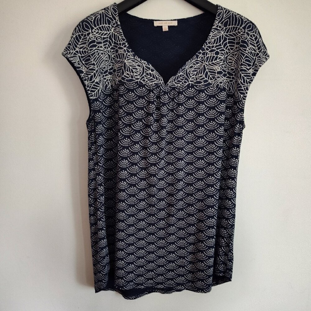 Skies Are Blue Knit Top